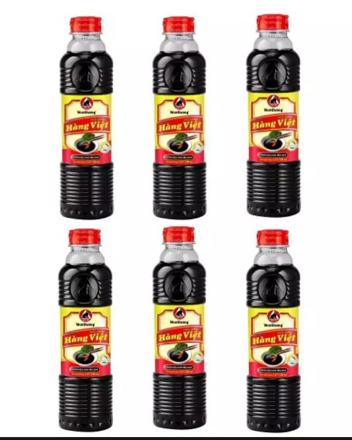 Combo 6 Chai Nước Tương Hàng Việt Chai 500ml