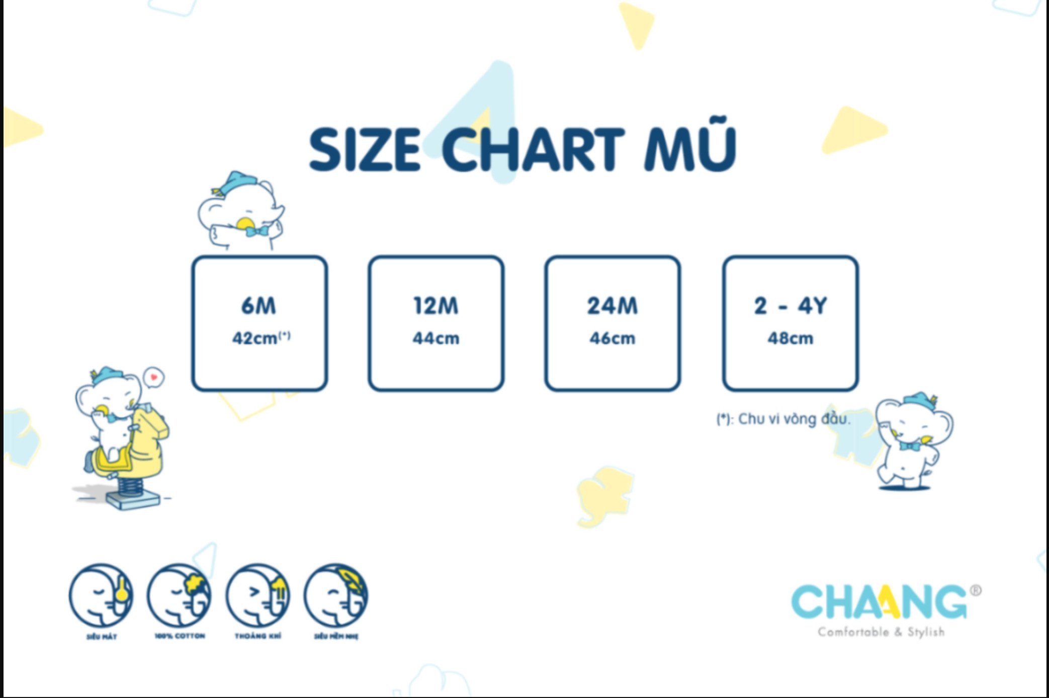 [CHAANG] Mũ Jeans cho bé gái CHAANG