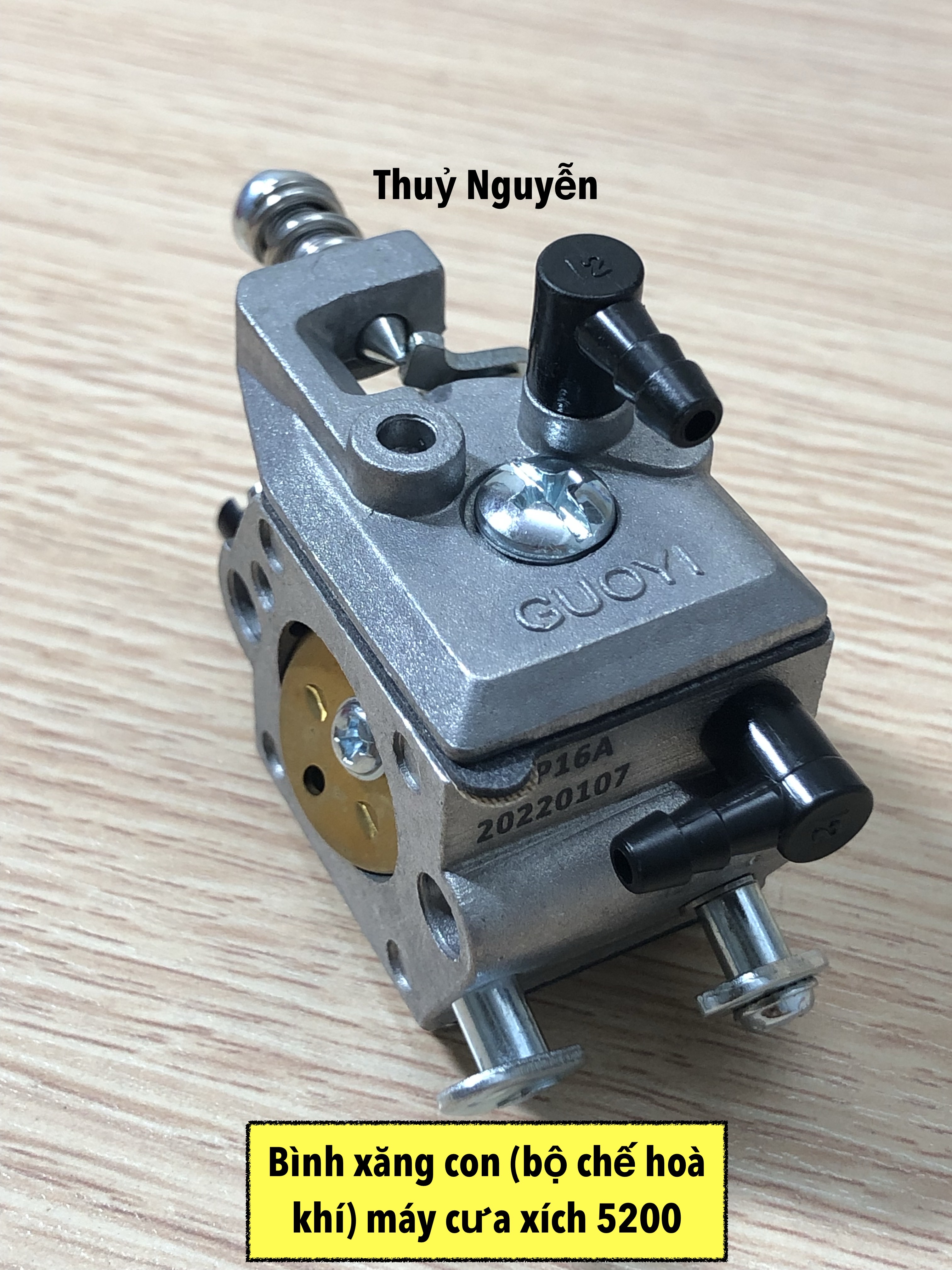 Bình xăng con (Bộ chế hoà khí) máy cưa 5200