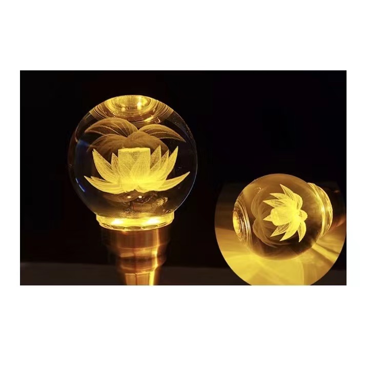 CẶP 2 CHIẾC ĐÈN LED HOA SEN PHA LÊ THỜ CÚNG TRANG TRÍ