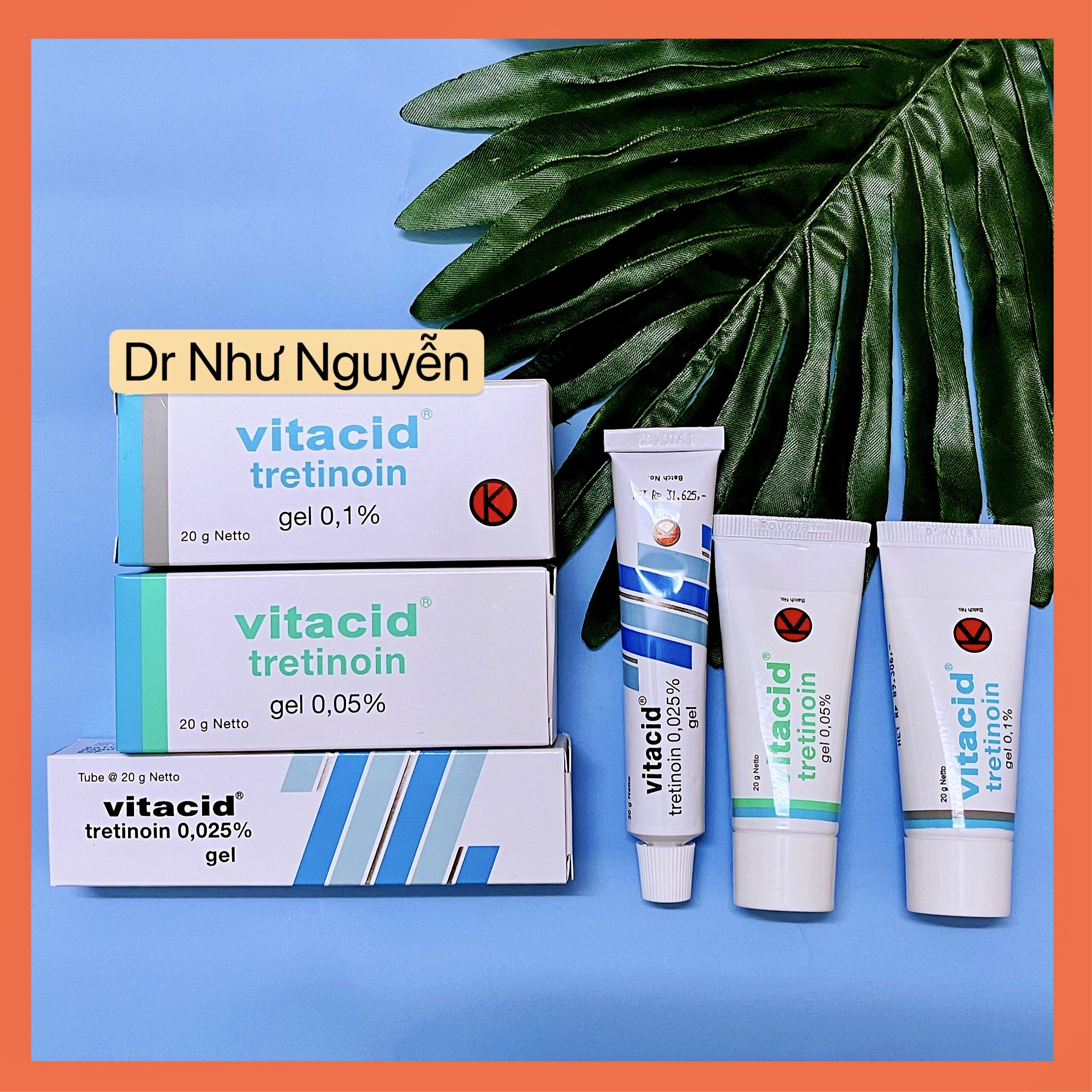 (Gel) Vitacid gel giảm mụn thâm
