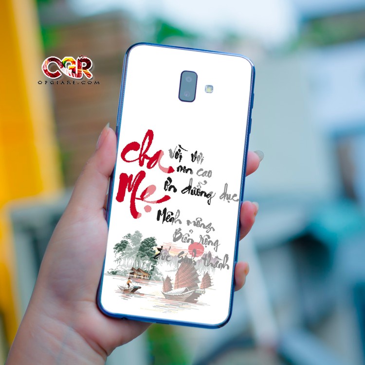 (TẶNG KÍNH CƯƠNG LỰC ) ỐP GIÁ RẺ SAMSUNG J6 PLUS/J6