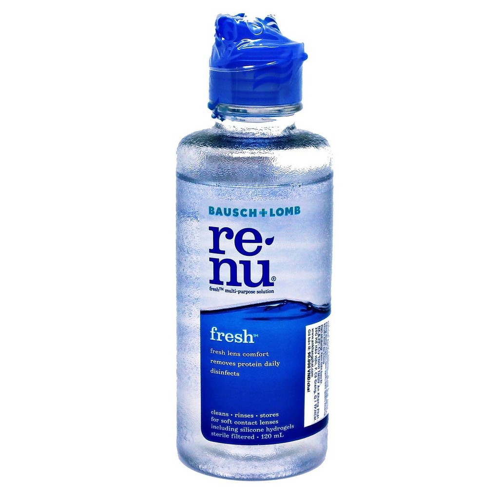 [120ml] Dung dịch rửa và ngâm kính áp tròng solution Renu