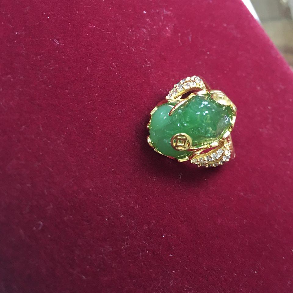 Nhẫn đá phong thủy tỳ hưu