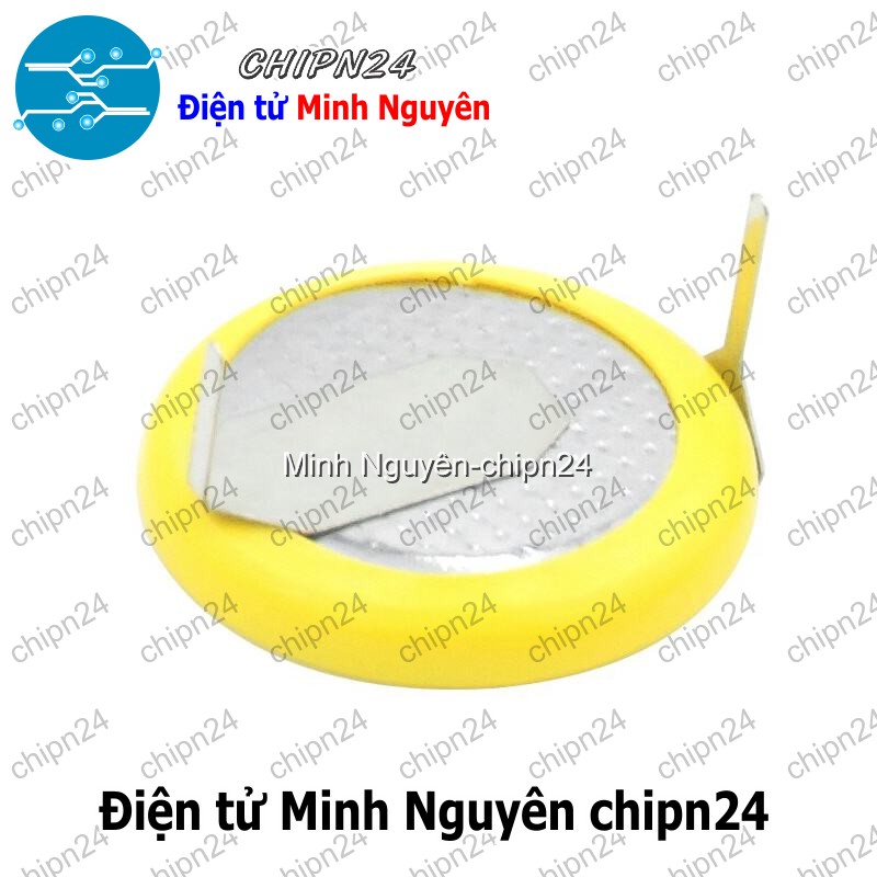 [1 viên] Pin vàng CR1220 Hàn chân Cắm - HH002326
