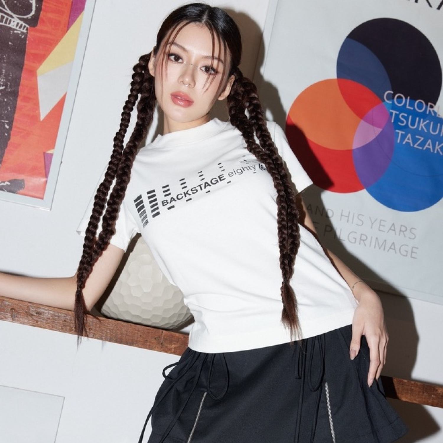 Áo thun form rộng tay ngắn Backstage88 Eighty Tee