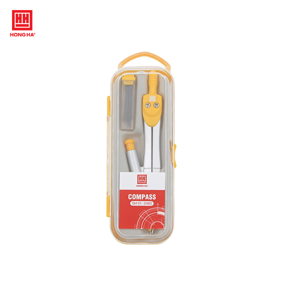 Bộ Compa Học Sinh Hồng Hà Chính Hãng Dành Cho Học Sinh/Sinh Viên - 3482/3484/3490/3575