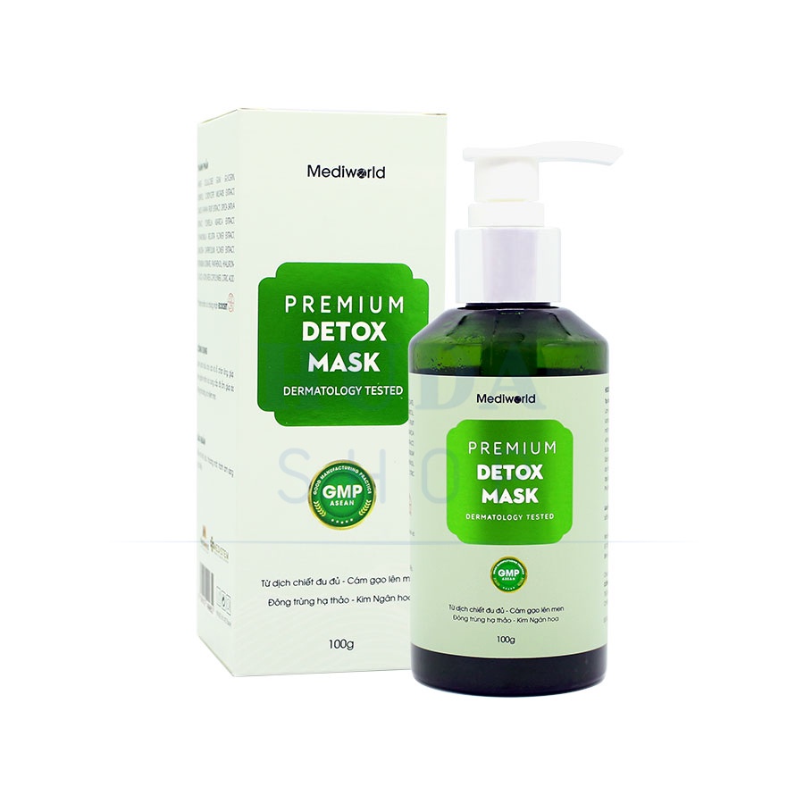 Mặt Nạ Thải Độc Premium Detox Mask 250g Mediworld (Mẫu Mới)