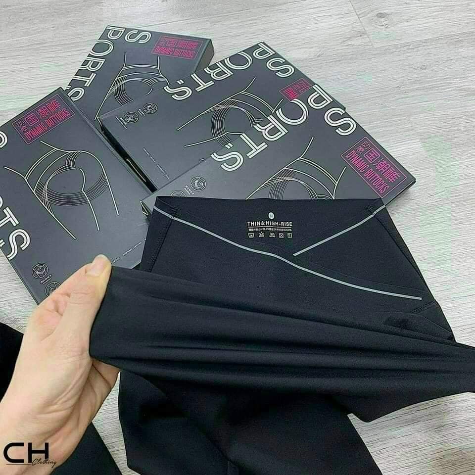 (ảnh thật) QUẦN LEEGING NỮ CẠP CHÉO LƯNG CAO CHẤT UMI CO GIÃN 4 CHIỀU