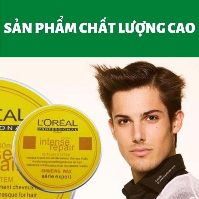 Gôm(gel) Xịt Tóc L'OREA  Sublime Bronze 320ml + Sáp(wax) Vuốt Tóc Nam  L'OREA 100g tặng lược tạo kiểu
