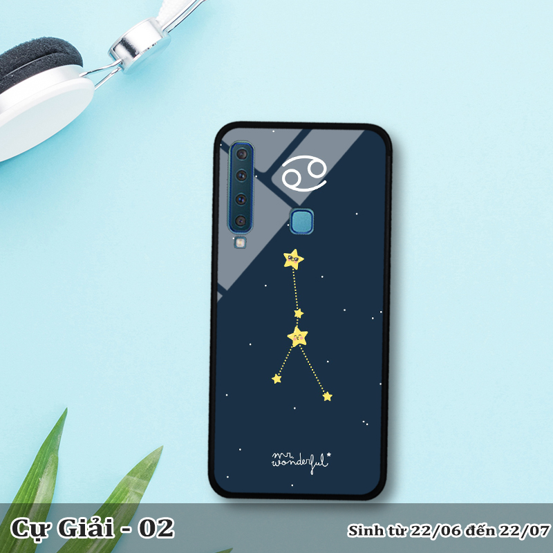Ốp kính SAMSUNG A9 2018 in cung hoàng đạo