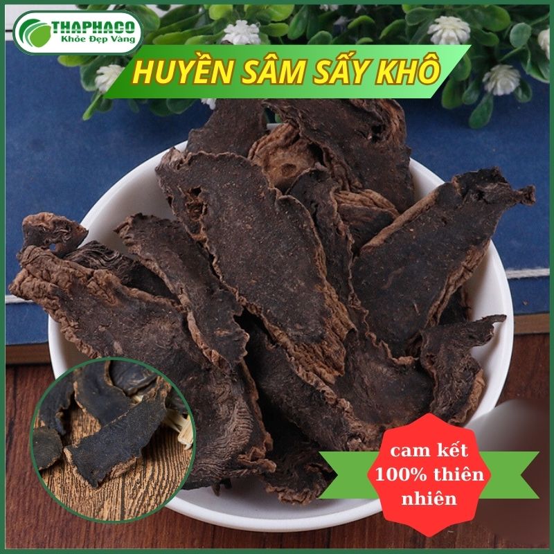 Huyền Sâm/Hắc Sâm Sấy Khô - Hàng Công Ty Chất Lượng - Túi Lớn Loại 1kg