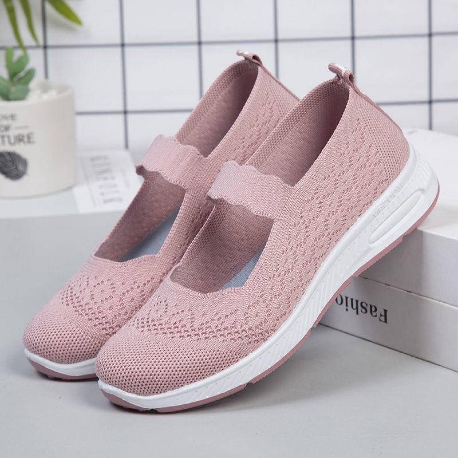 Giày thể thao nữ vải thun êm chân