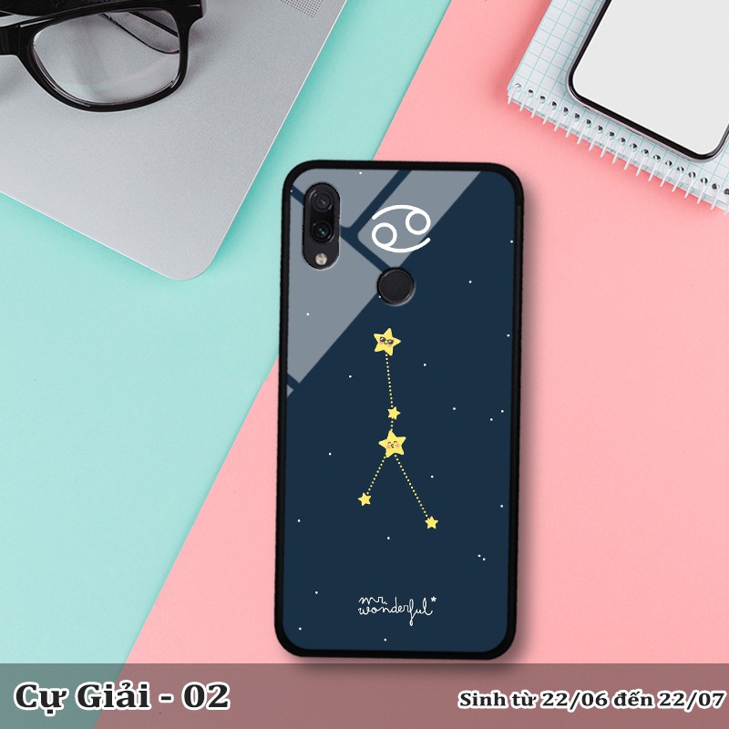 Ốp kính Xiaomi REDMI 7/ REDMI NOTE 7/ REDMI NOTE 7Pro in cung hoàng đạo