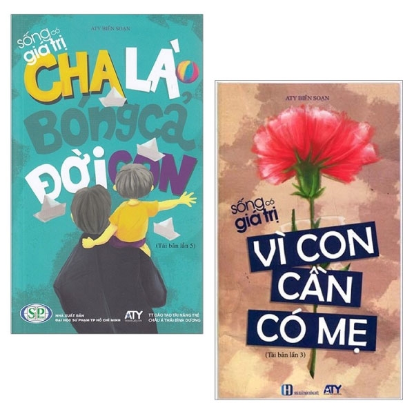 Fahasa - Combo Sách Hay Vì Con Cần Có Mẹ + Cha Là Bóng Cả Đời Con (Bộ 2 Cuốn)
