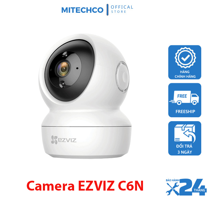 Camera ip wifi ezviz cs-c6n c6n 2.0mp - xoay 360 thông minh + đàm thoại 2 chiều - camera cs-c6n giám sát wifi không dây, mitechco việt nam