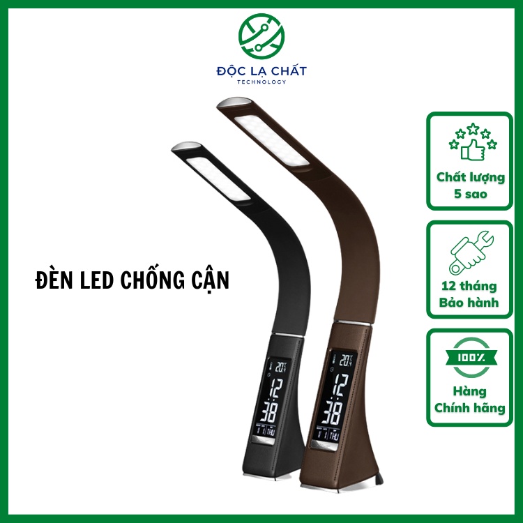 Đèn led để bàn kiêm đồng hồ điện tử _ Đèn để bàn U2
