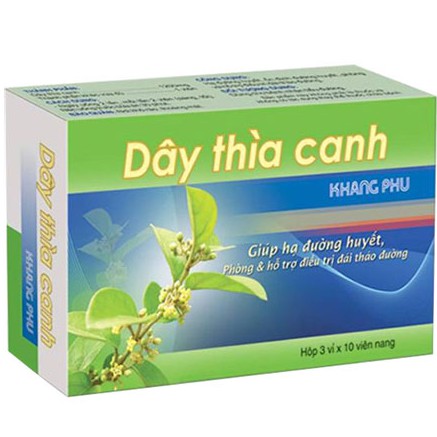Dây Thìa Canh Khang Phú - Hỗ trợ hạ đường huyết, kiểm soát đường huyết, giảm nguy cơ biến chứng của bệnh tiểu đường