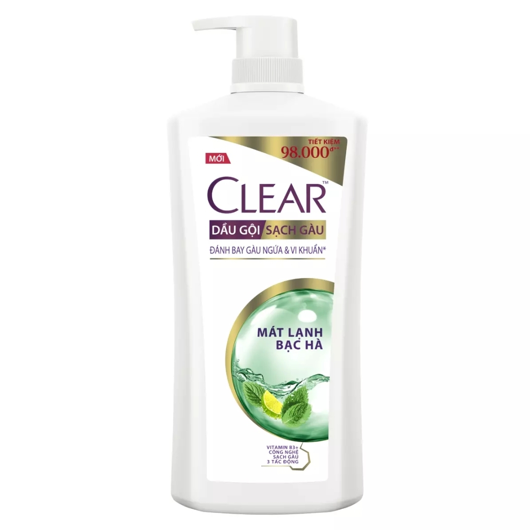 Combo 2 chai Clear Bạc Hà 880G