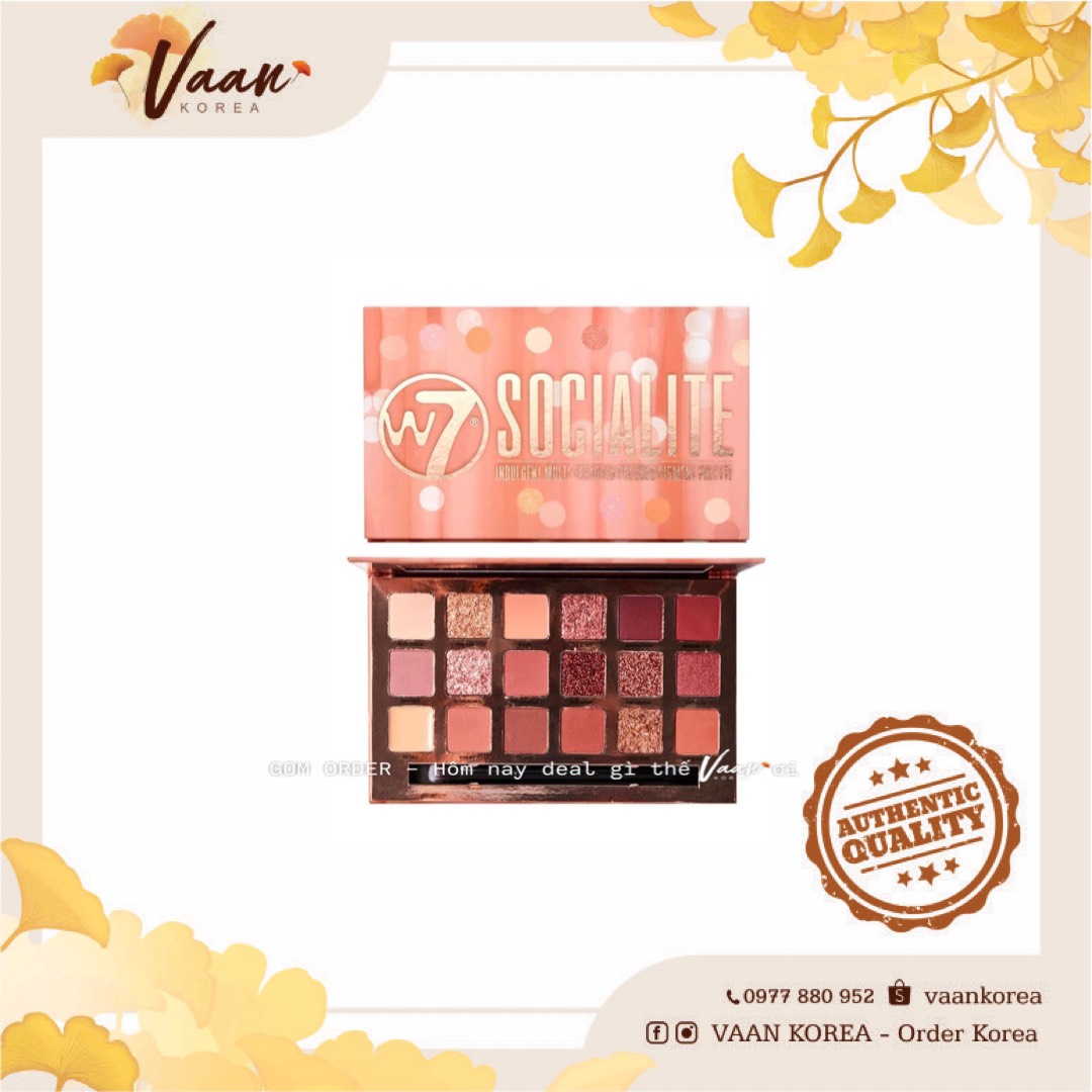 Bảng phấn mắt W7 SOCIALITE PALETTE