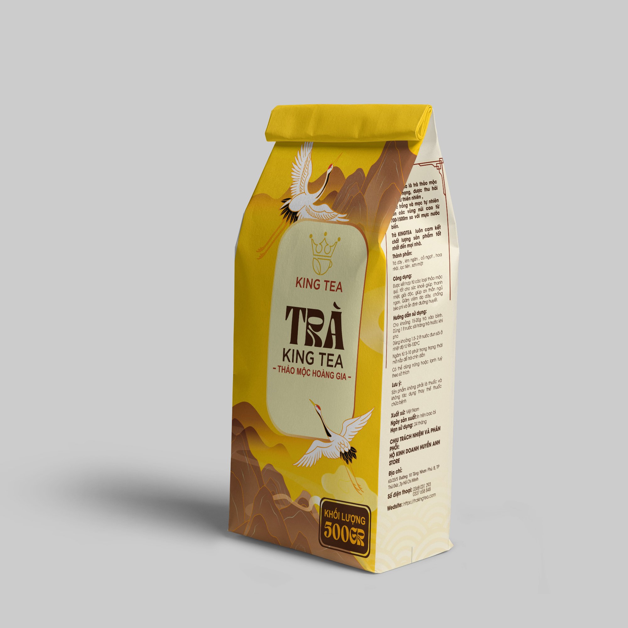2 Túi tặng 1 Thảo Mộc KINGTEA