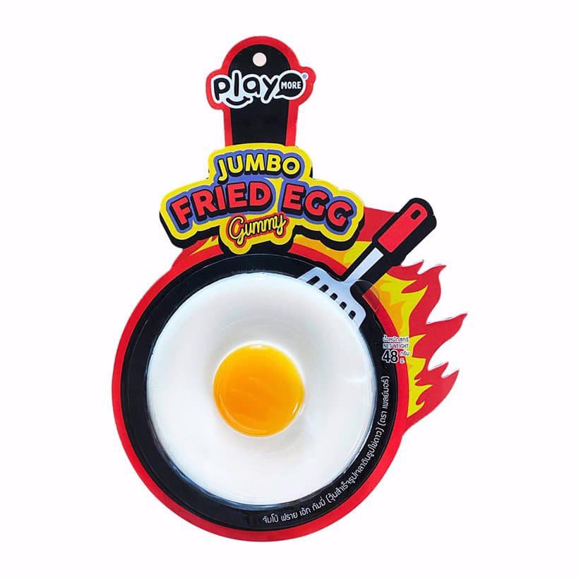 Siêu thị WinMart -Kẹo dẻo PLAYMORE hình trứng chiên gói 48g