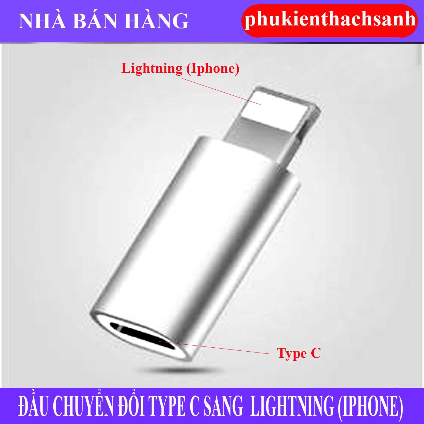 Đầu chuyển đổi chân Type C sang chân I.phone