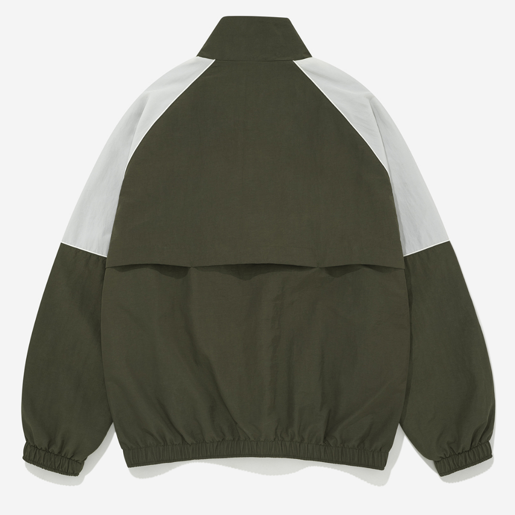 Áo khoác dù Owlbrand Halfzip/Rêu