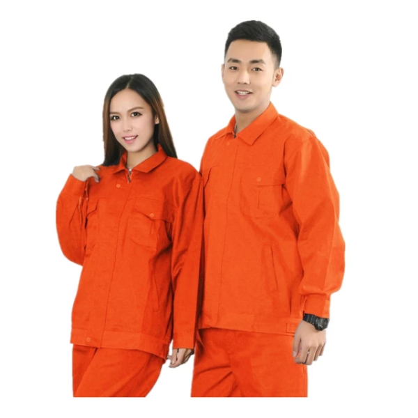 BỘ Quần áo bảo hộ  công nhân màu cam Điện chất liệu kaki 21 thoáng mát thấm hút mồ hôi phù hợp mọi form dáng