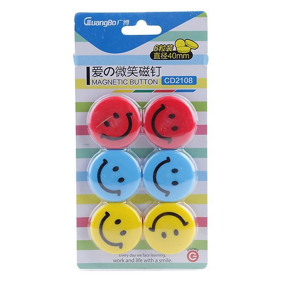 Nam châm mặt cười guangbo cd2108 40mm