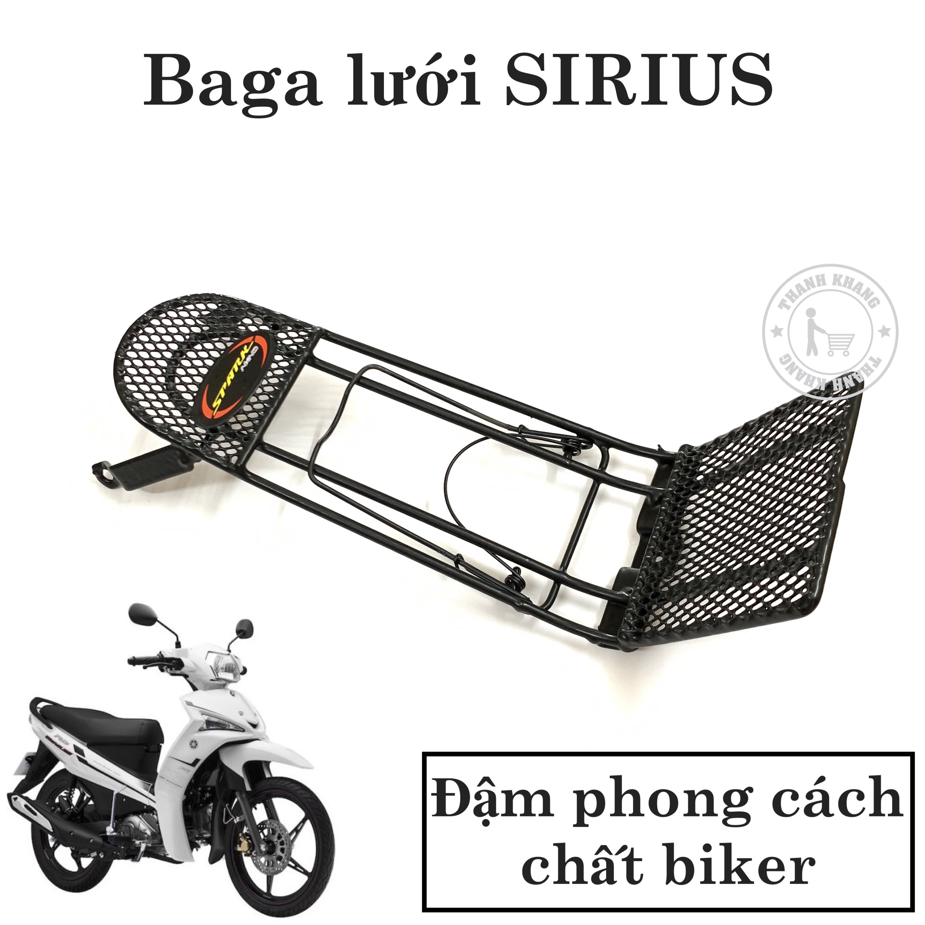 baga lưới spark sirius YAMA03 Sản Phẩm Chất Lượng, Gian Hàng Uy Tín, Giá Cả Cực Tốt, Mua Ngay.