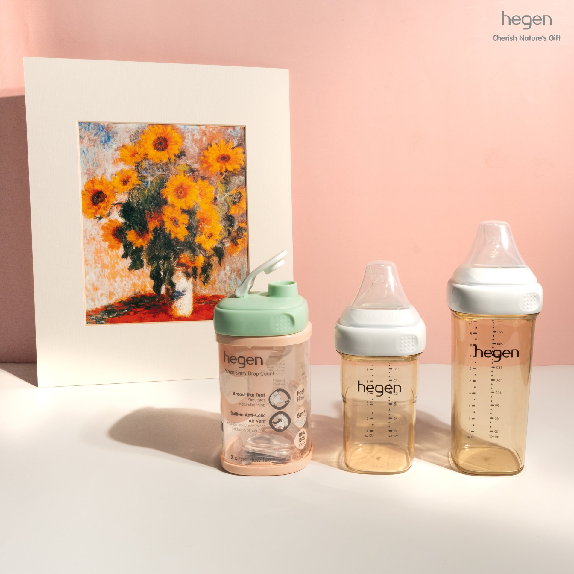 Nắp bình uống nước Hegen nhiều màu [Hàng chính hãng]