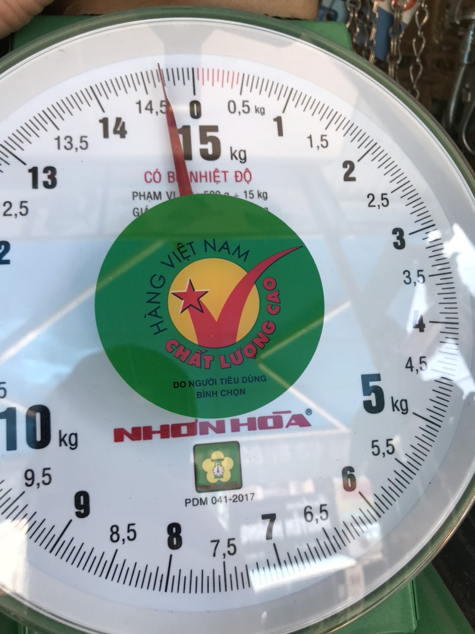 Cân đồng hồ Nhơn Hòa 15Kg