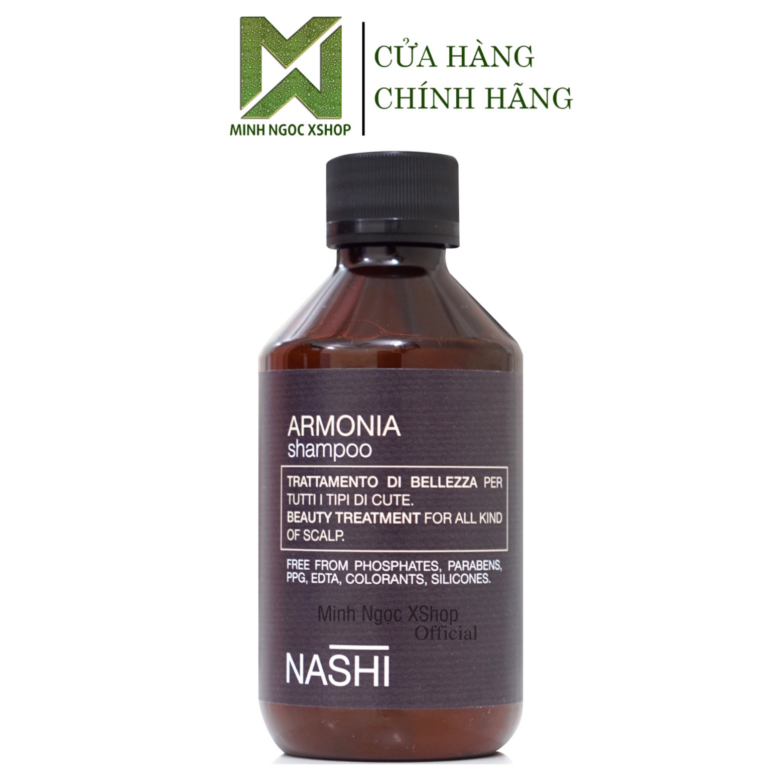 Dầu gội cho tóc dầu, gàu và khô Nashi Armonia 250ML