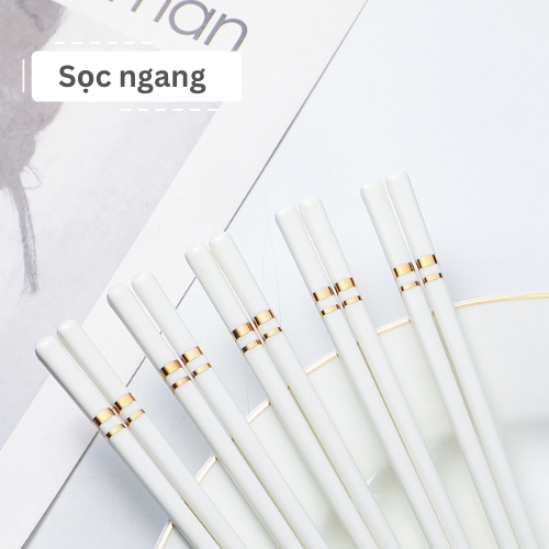 Đũa sứ ăn cơm họa tiết hoa văn Dư Dư