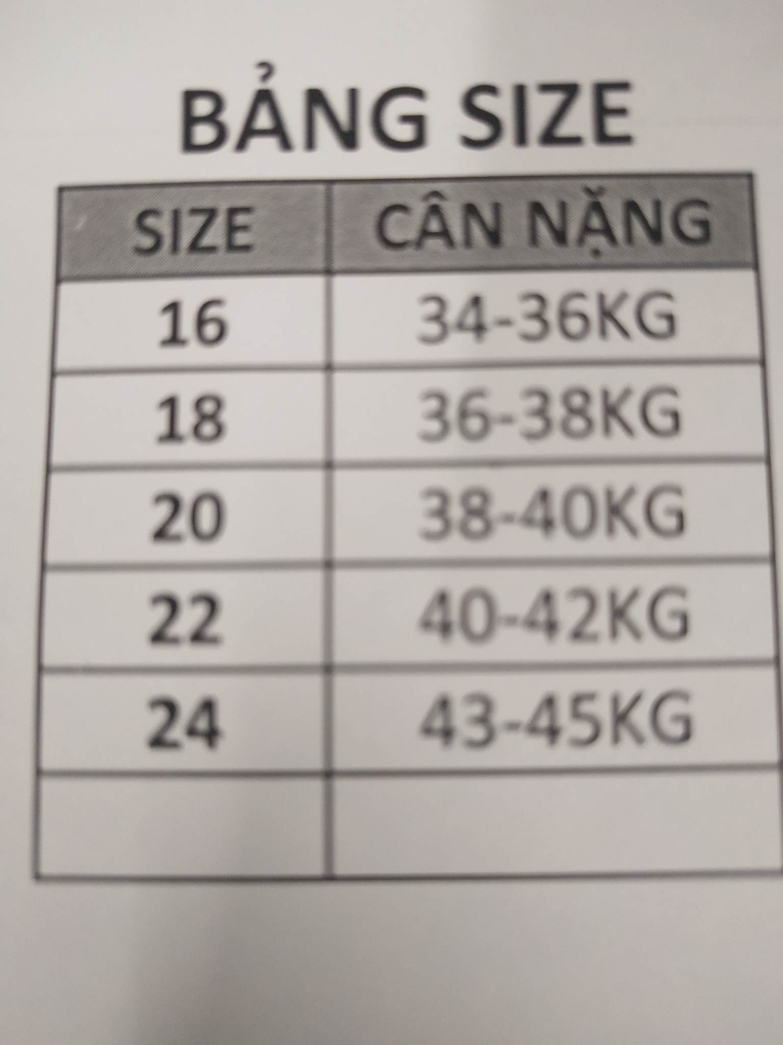 QUẦN SỌT KAKI BÉ TRAI SIZE 34-47KG