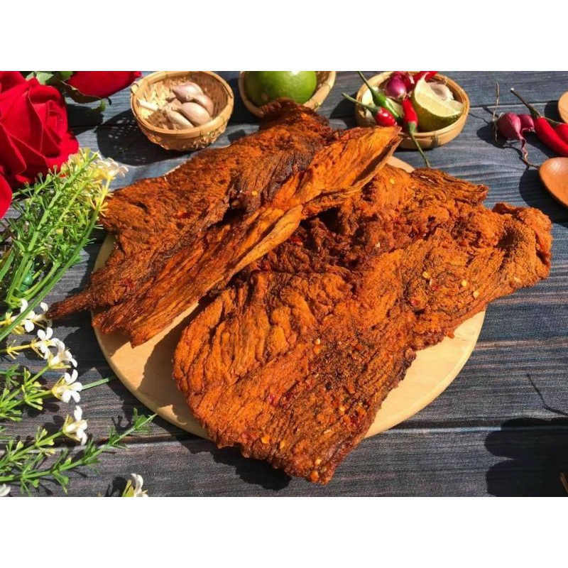 Khô bò hồng ngự 1kg- khô bò miếng truyền thống - khô bò ngon - hàng chất lượng - khô bò thật - ăn vặt