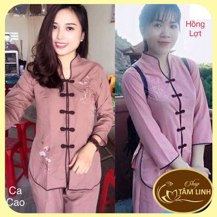 Đồ lam đi chùa_Mẫu Cổ Tàu Viền