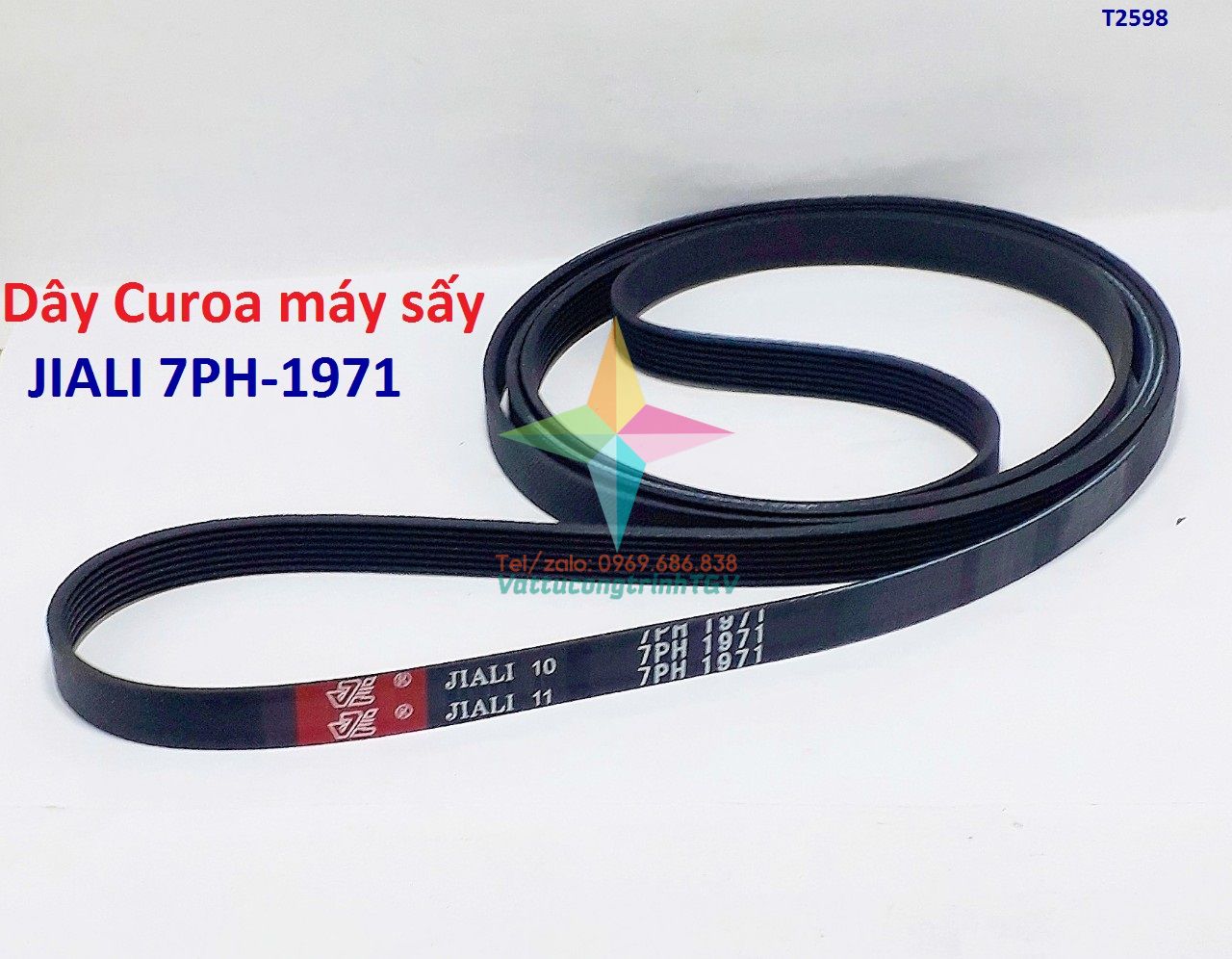Dây Curoa máy sấy Electrolux hãng JIALI - 7PH 1971 - 7 rãnh