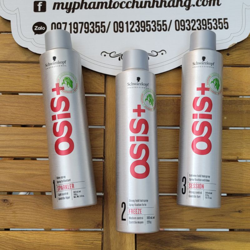 GÔM XỊT GIỮ KIỂU TÓC RẤT CỨNG OSIS+ SESSION 3 300ML