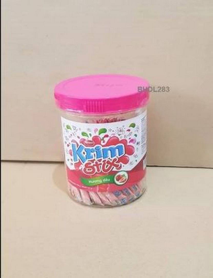 Kẹo Que Mềm Dâu Krim Stix - Cực Ngon 100 Que