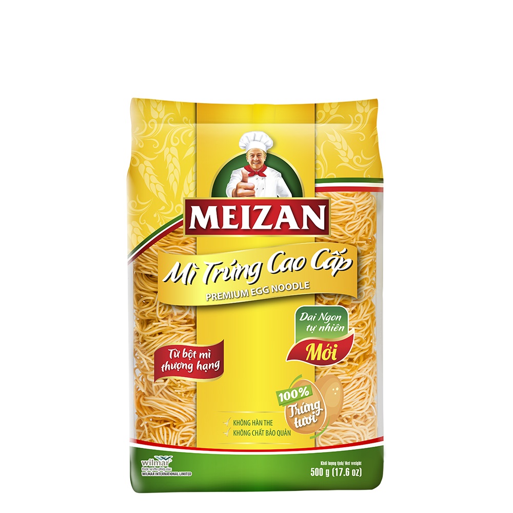 Mì trứng cao cấp Meizan 500g