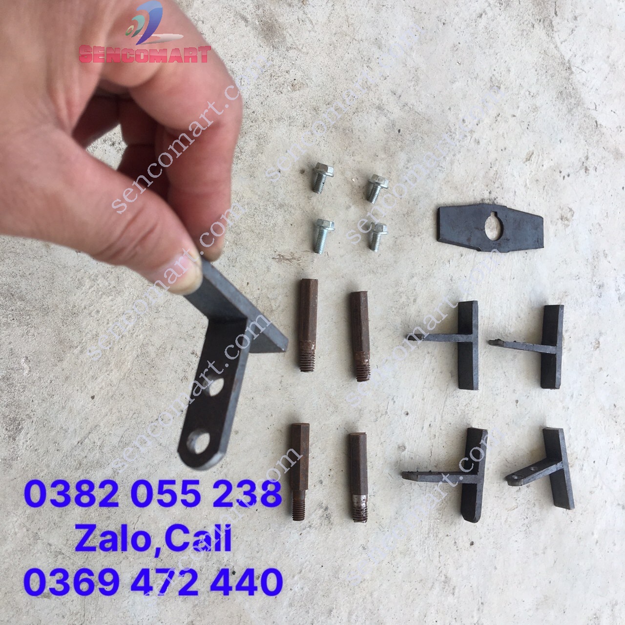 Linh kiện nghiền bột trong máy xát lúa