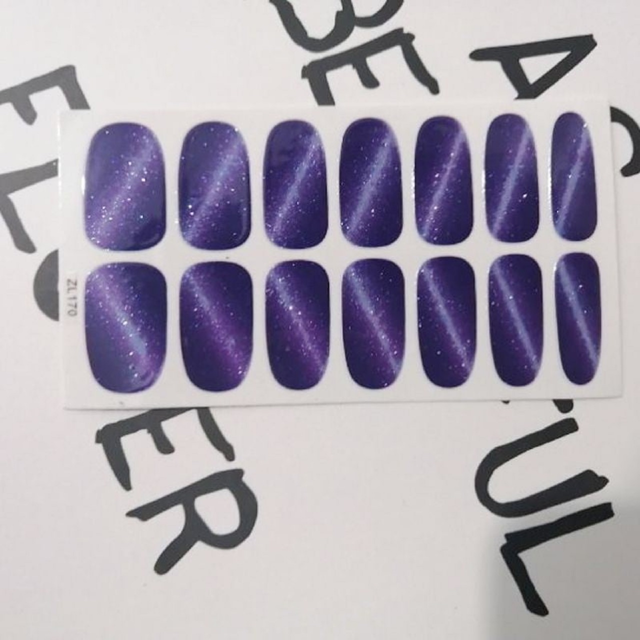 Móng giả, Sticker 3D trang trí móng chống nước, siêu bền