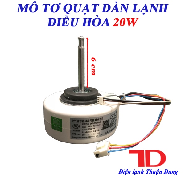 Mô Tơ Quạt Dàn Lạnh Điều Hòa, motor máy lạnh, Điện Lạnh Thuận Dung