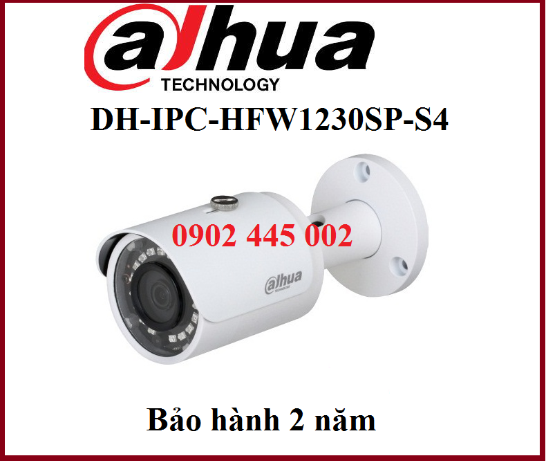 Camera IP 2.0MP Dahua IPC-HFW1230SP-S4 CNSG