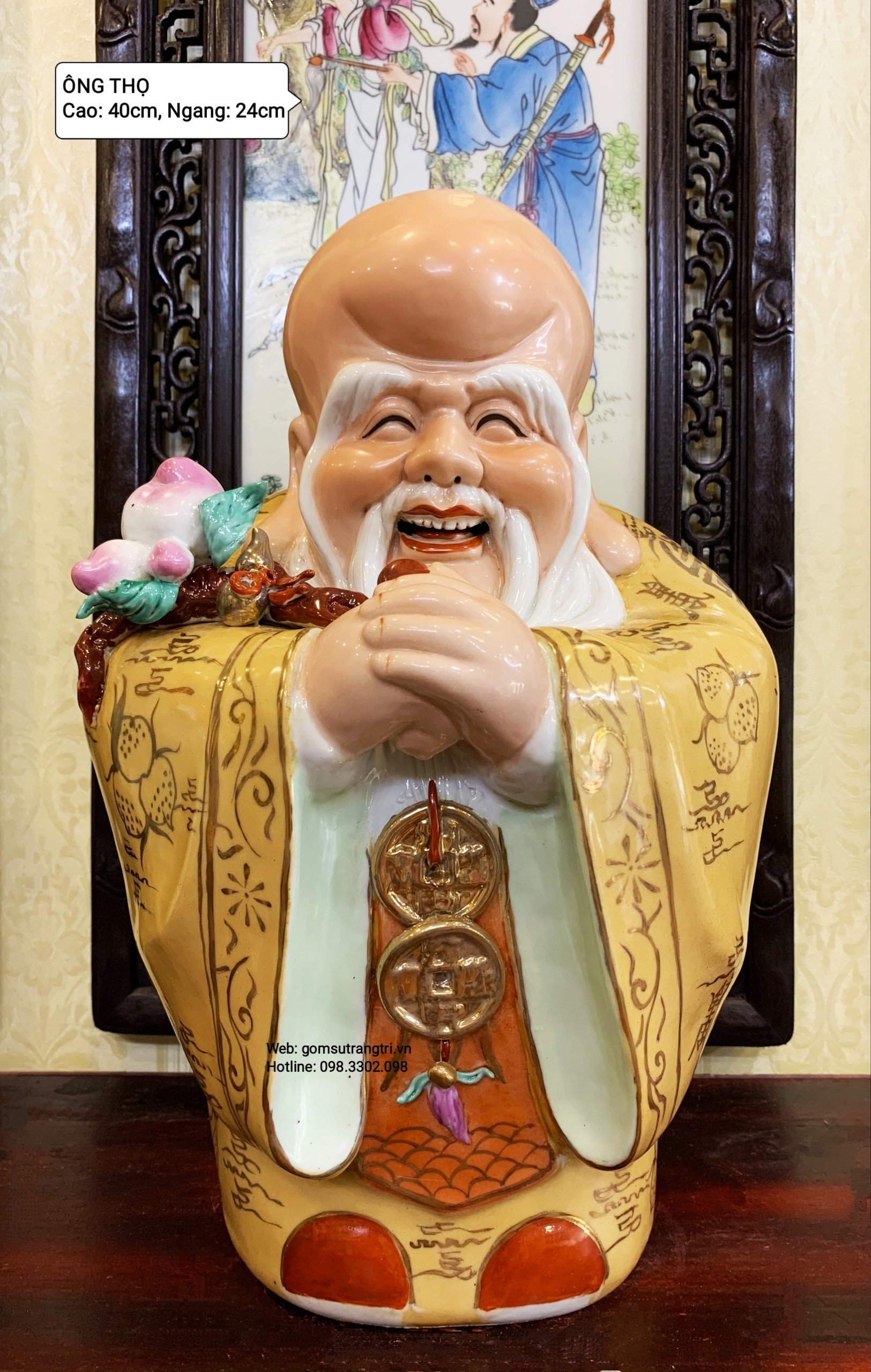 TƯỢNG TAM ĐA PHÚC LỘC THỌ