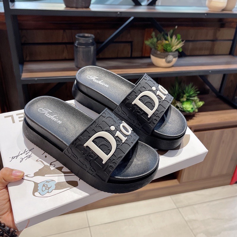 Dép bánh mì độn đế 5cm mã DR hàng cao cấp