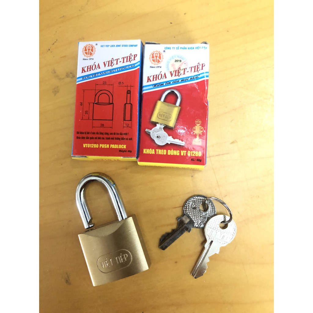 Khoá đồng bấm Việt tiệp 28P
