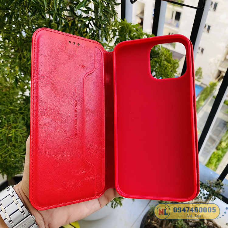 Bao da iPhone 13 Pro Max XUNDD chứa thẻ